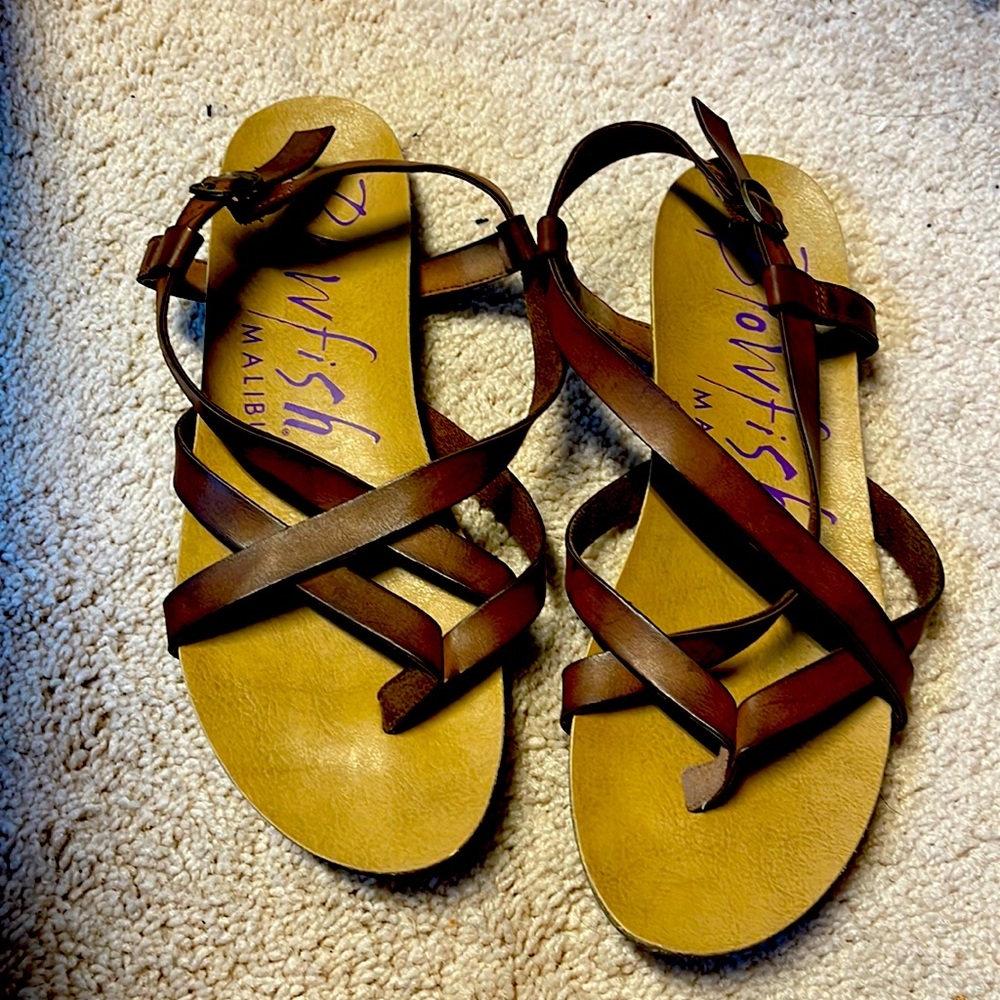Brown sandals